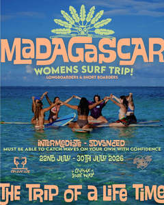 Women's Madagascar surf trip! 🇲🇬♥️