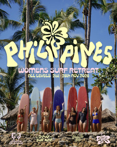 Not On Sale: Women's Philippines Surf Retreat! All Levels! 🩵