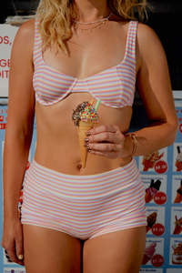 Swimwear Surfsuits: Amy toweling bikini top