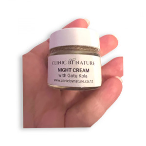 Botanical skin care: Night repair cream with Geranium & Gotu Kola