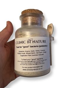 Food for “good” bacteria (prebiotic)