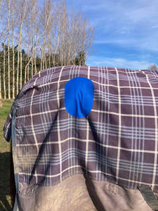 Winter Rugs: Iron on cover patch