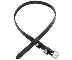 Spurs And Spur Straps: LEATHER SPUR STRAPS WITH DIAMANTE STUD