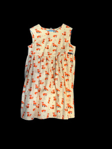 Peekaboo: Yellow fox dress (size 6)