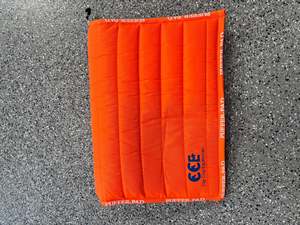 Saddlecloths Pads: Neon orange Clip Clop Equestrain Pufferpad