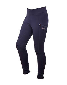 Cavallino Navy junior elite grip riding tights