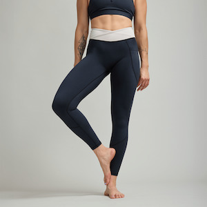 Products: CLQ Flex Tights - Black and Bone