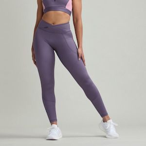 CLQ Flex Compression Tights - Dark Purple