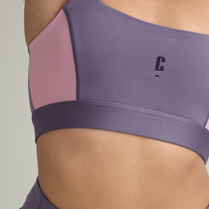 Products: CLQ Flex Square Neck Bra - Purple / Pink
