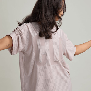 Products: CLQ Flex Oversize Mesh Tee