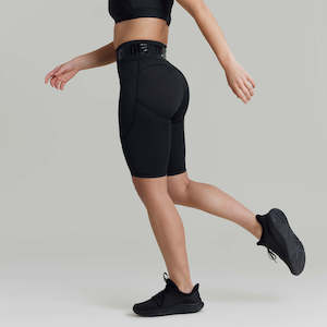 Power Play: CLQ Power Biker Short - Stealth