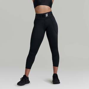 Power Play: CLQ Power 7/8 Compression Tights- Stealth