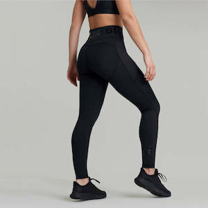 Running Collection: CLQ Tall Zone Compression Tights - Stealth