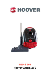 Christmas Specials Bagless Vacuums: Hoover Classic Pets 1800 Bagged