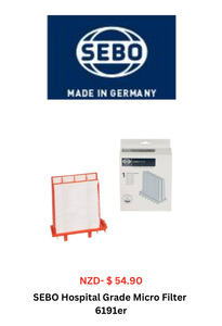 Sebo Vacuum Cleaner Accessories: Sebo K Series Inlet Filter Hospital Grade