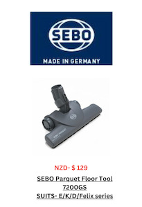 Sebo Vacuum Cleaner Accessories: Sebo Parquet Brush Nozzle 7200GS