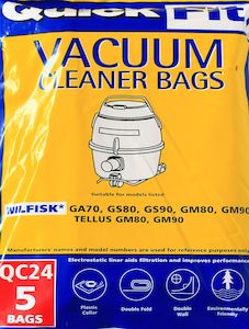 Nilfisk: Bags QC24 Nilfisk/Tellus GA70, GM80/90, GS80/90