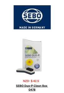 Our Sebo Range Of Vacuum Cleaners: Duo Powder Sebo Clean Box With Brush