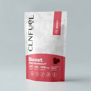 Gummies: Boost Gummies | Smooth, Clean Pre-Workout Energy | CLNFuel