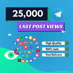 25000 Telegram Last Post Views - Youtubebulkviews.com