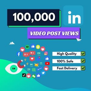 100000 Linkedin Video Post Views - Youtubebulkviews.com