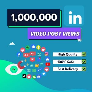 Products: 1 Million Linkedin Video Post Views - Youtubebulkviews