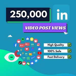 250000 Linkedin Video Post Views - Youtubebulkviews.com