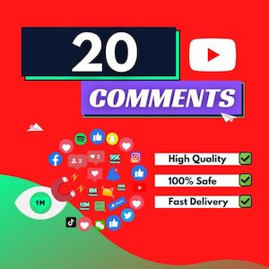 20 YouTube Comments - Youtubebulkviews.com