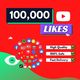 100000 YouTube Likes - Youtubebulkviews.com