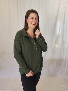 Breastfeeding friendly: Dome Crew - Emerald Green