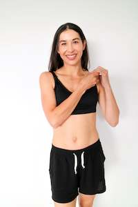 Nursing Bra: Perfect Fit Comfort Bra - Black