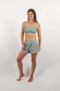 Breastfeeding Maternity Bras Nz: Lace Seamfree Nursing Bra - Mint