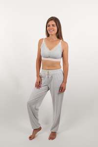 Breastfeeding Maternity Bras Nz: Marle + Lace Bra - Sky Blue