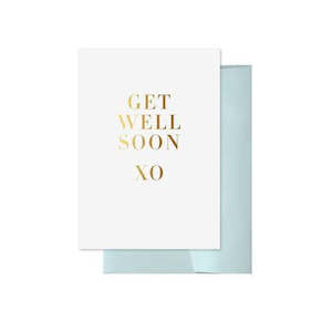 Stationery: elm greeting card - Get Well Soon