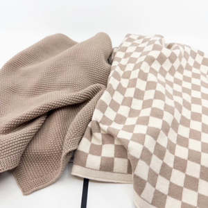 Ecovask Kitchen Towel Duo - Hummus Chequer