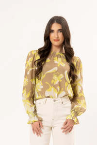 Tops: New York Top - Taupe Sublime