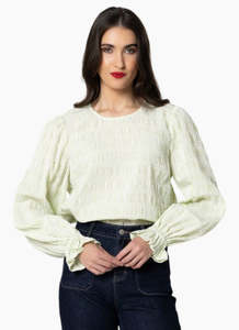 Tops: Harper Top - Olive Stripe