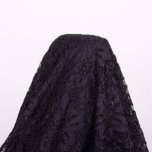 Fabric: Bridget Lace Fabric - Black