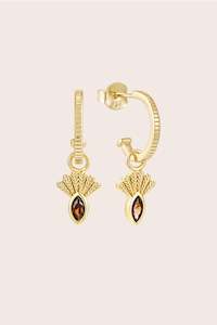 Products: Fantail Messenger Hoops - Gold