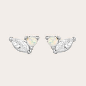 free_gift: FREE Leaf Studs - Silver