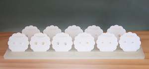 Stands Pouches: Cloud Nine Flat Earring Tray