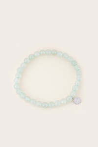 Green Aventurine: Heart Chakra Bracelet Silver