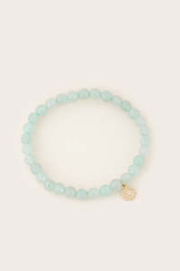 Green Aventurine: Heart Chakra Bracelet Gold