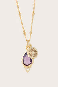 Crown Chakra Necklace Gold