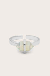 Opal: Intuition Intention Ring - Silver