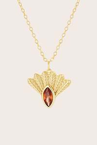 Fantail Messenger Necklace - Gold