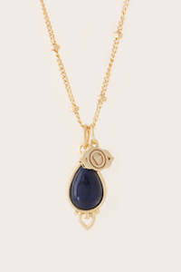 Third Eye Chakra Necklace Gold
