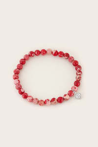 Root Chakra Bracelet Silver
