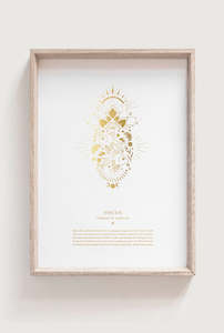 Zodiac Prints: Pisces Zodiac Print