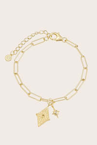 Guiding Lights: North Star Bracelet - Gold